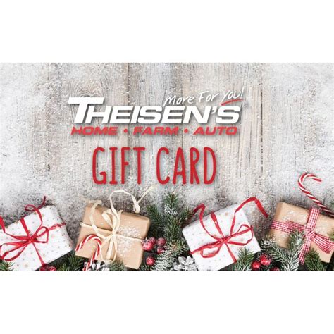 Digital Gift Card | Theisen's Home & Auto