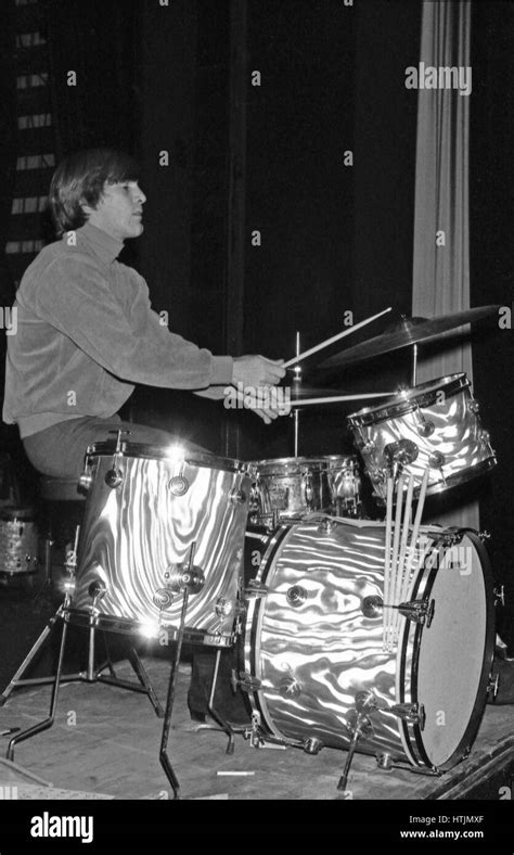 Dennis Wilson, American drummer of The Beach Boys, on the stage of the ...