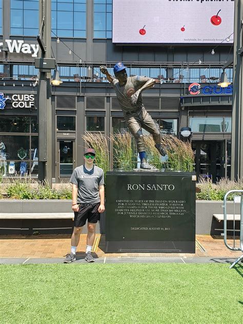 Ron Santo statue @ Wrigley | happily Evan after | Flickr