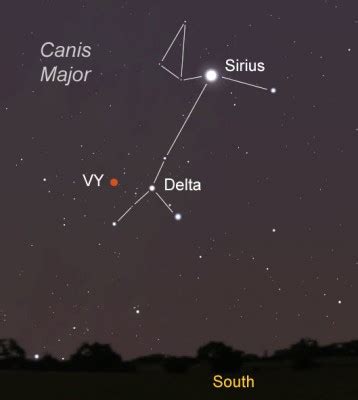 VY Canis Majoris - Star Dictionary