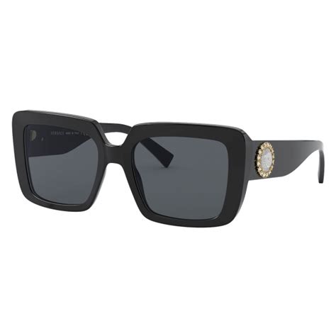 Versace - Sunglasses Medusa Crystal Jewel - Black - Sunglasses ...