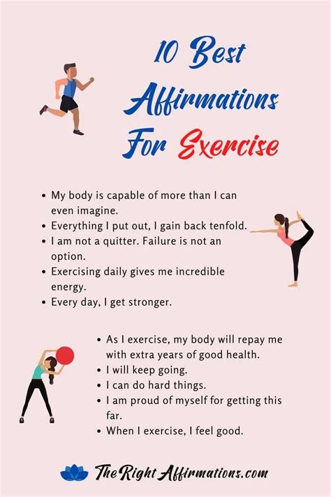 494 Affirmations For Exercise To Motivate And Power Your Workouts - Unfinished Success