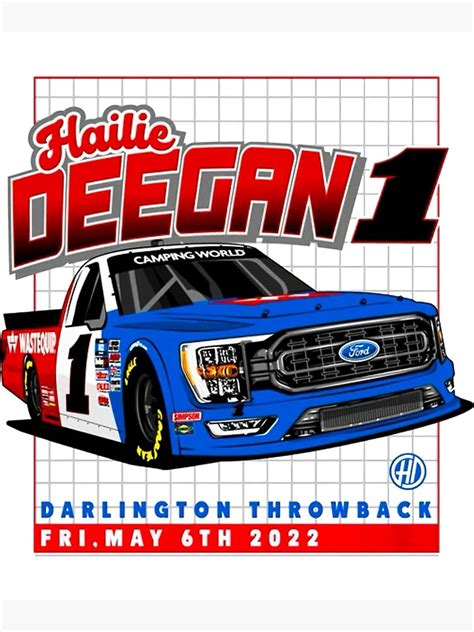 "Hailie Deegan Merch" Art Print for Sale by WilliamRolland | Redbubble