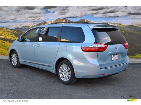 2015 Sky Blue Pearl Toyota Sienna LE AWD #100190712 Photo #3 | GTCarLot.com - Car Color Galleries