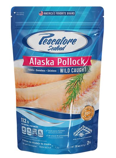 Alaska Pollock Fillets | Pescatore Seafood