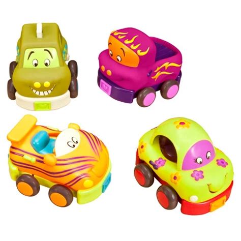 B. Toys 4 Pull-back Toy Vehicles - Wheeee-ls! : Target