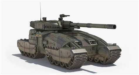 3D model Sci Fi Tank 2 | CGTrader