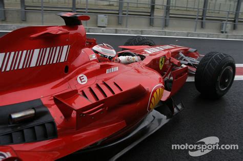 Kimi Raikkonen, Scuderia Ferrari, F2007 at Spa July testing