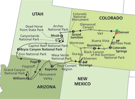 Four Corners Region Road Trip Map, Utah Road Trip, Road Trip Routes, Family Road Trips, Rv ...