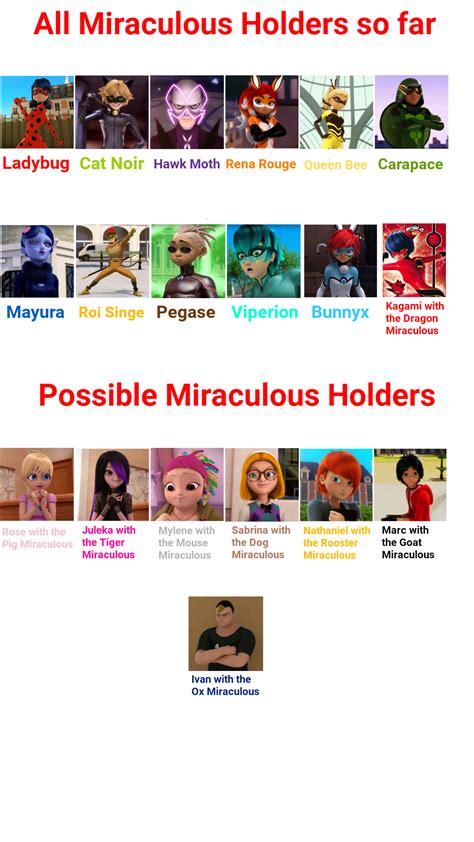 Miraculous Ladybug All Miraculous Holders