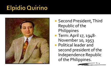 Policies and programs of philippine presidents