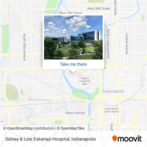 How to get to Sidney & Lois Eskenazi Hospital in Indianapolis City (Balance) by bus?