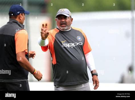 India bowling coach Bharat Arun Stock Photo - Alamy