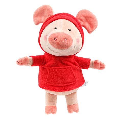 NICI Pig Wibbly with red hoody dangling Plush Stuffed Animal Toy Doll 30cm 87476 4901948033524 ...