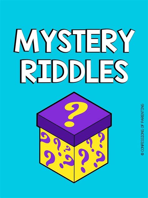 60 Mystery Riddles To Solve