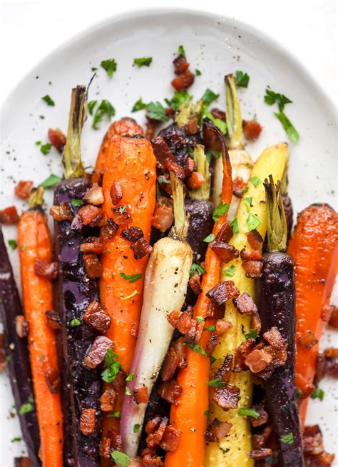 Bacon Roasted Carrots - Bacon Roasted Carrot Recipe