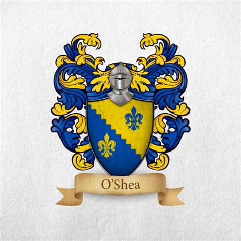 O'shea Family Crest Print - Etsy