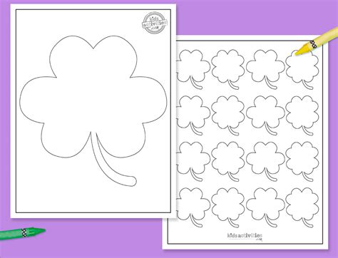 Free Shamrock Template For St. Patrick's Day Crafts - healthcareeffect