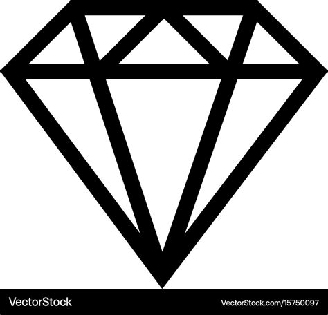 Diamond logo Royalty Free Vector Image - VectorStock