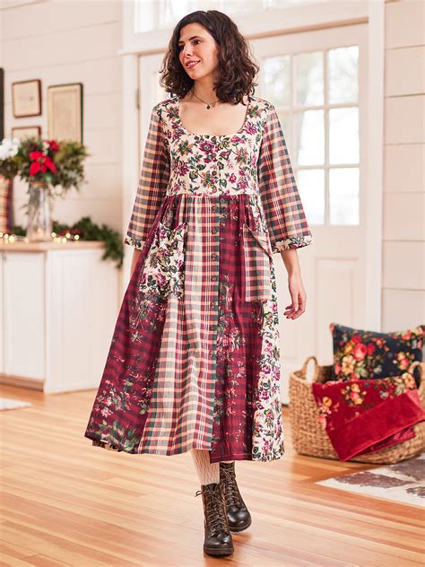 Cordial Patchwork Dress | Attic Sale, Dresses Attic :Beautiful Designs ...