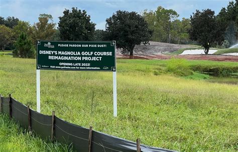 Construction Continues for Disney's Magnolia Golf Course Reimagining in ...