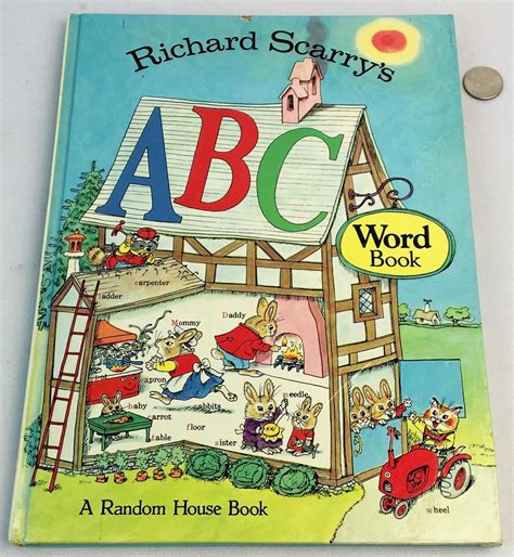 Lot - 1971 Richard Scarry's ABC Word Book ILLUSTRATED