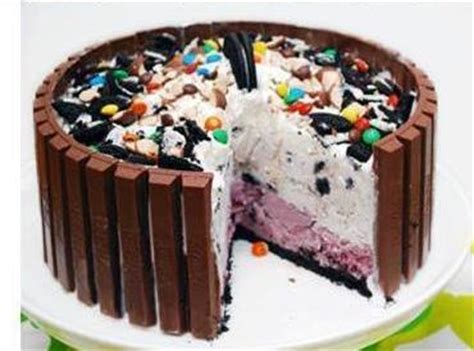 Kit Kat Ice Cream Cake Recipe | Just A Pinch Recipes