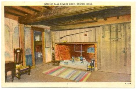 MASSACHUSETTS Boston - Paul Revere Home Interior