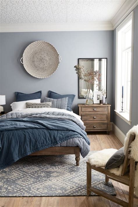 47 Beautiful Blue And Gray Bedrooms - DigsDigs