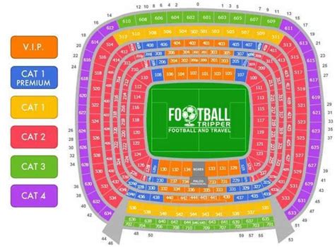 Santiago Bernabeu Stadium Map