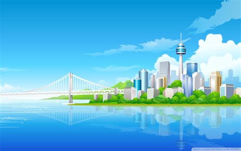 City Illustration Wallpapers - Top Free City Illustration Backgrounds - WallpaperAccess