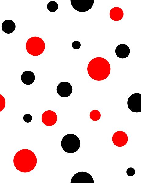 Red And Black Polka Dots Clip Art at Clker.com - vector clip art online, royalty free & public ...