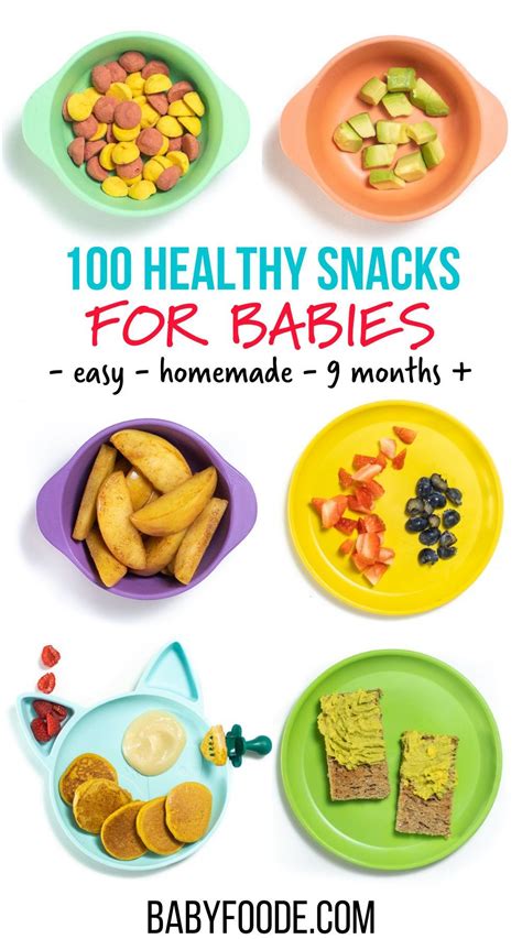 100 Baby Snacks (healthy & easy recipe ideas) - Baby Foode | Recipe in 2021 | Healthy snacks ...