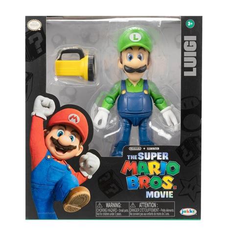 The Super Mario Bros Movie Figure Set Mario Luigi Toad Peach Bowser Full Size ...