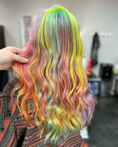 35+ Neon Rainbow Hair Ideas: Vibrant Vibes For Your Hair