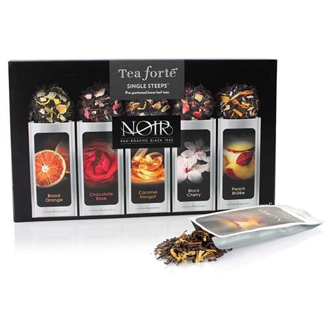 Tea Forte | Noir Collection of Black Teas | Single Steep Packs