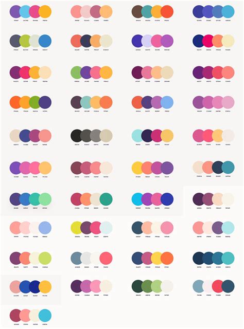 84 beautiful color palettes for your design project