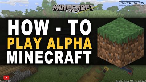 How to play minecraft alpha - naasend