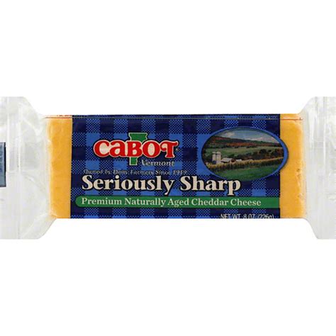 Cabot Aged Cheddar Cheese Seriously Sharp | Cheddar | D'Agostino