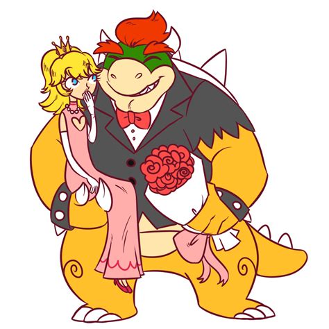 bowser and peach — Weasyl