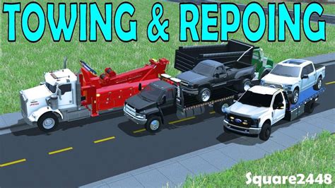 Farming Simulator 17 | Towing & Repoing | New Tow Trucks | Dump Truck | Pickups - YouTube