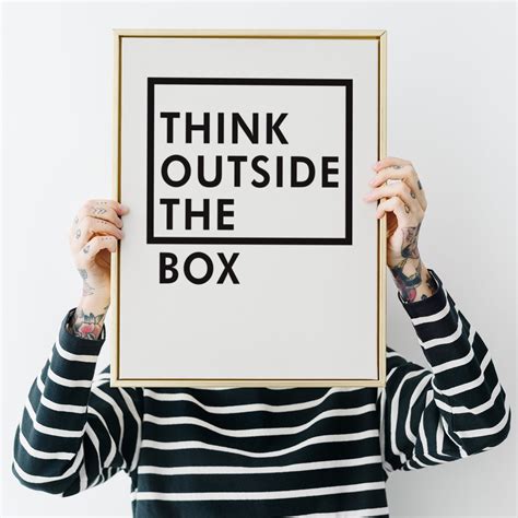 Think Outside The Box Poster — HypeSheriff US