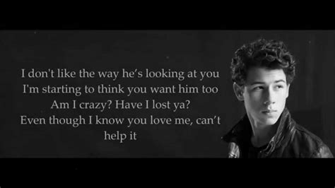 Nick Jonas ft. Tinashe - Jealous (Remix) Lyrics HD - YouTube