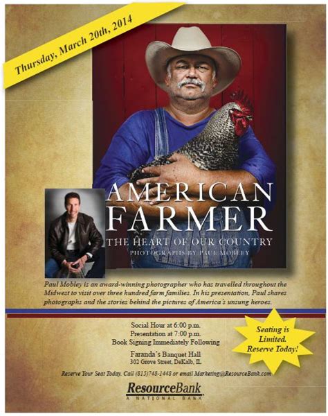 American Farmer Showing and Book Signing Thursday | DeKalb County Online