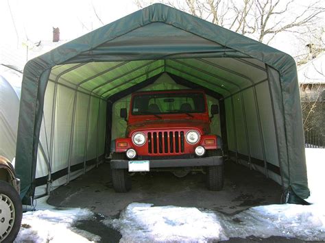 12’ Portable Garages for Sale: 12 Foot Wide Portable Carport Shelters for Sale