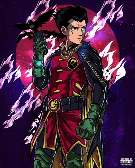 [Fan Art] My Damian Wayne Commission by OzzyOz | Damian wayne, Dc comics art, Batman art