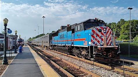 Metra SD70MACH 506 west K5LLA horn show at Elgin, Illinois on July 21, 2024 - YouTube