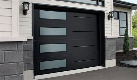 Vog, 9' x 7', Black, window layout: Left-side Harmony | Garage door ...