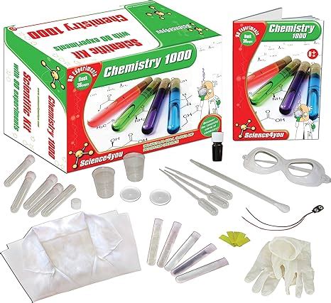 Amazon.com: Science4you Chemistry 1000 Kit Science Experiment Kit : Toys & Games