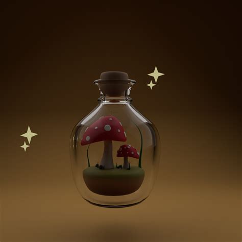 ArtStation - Mushroom glass